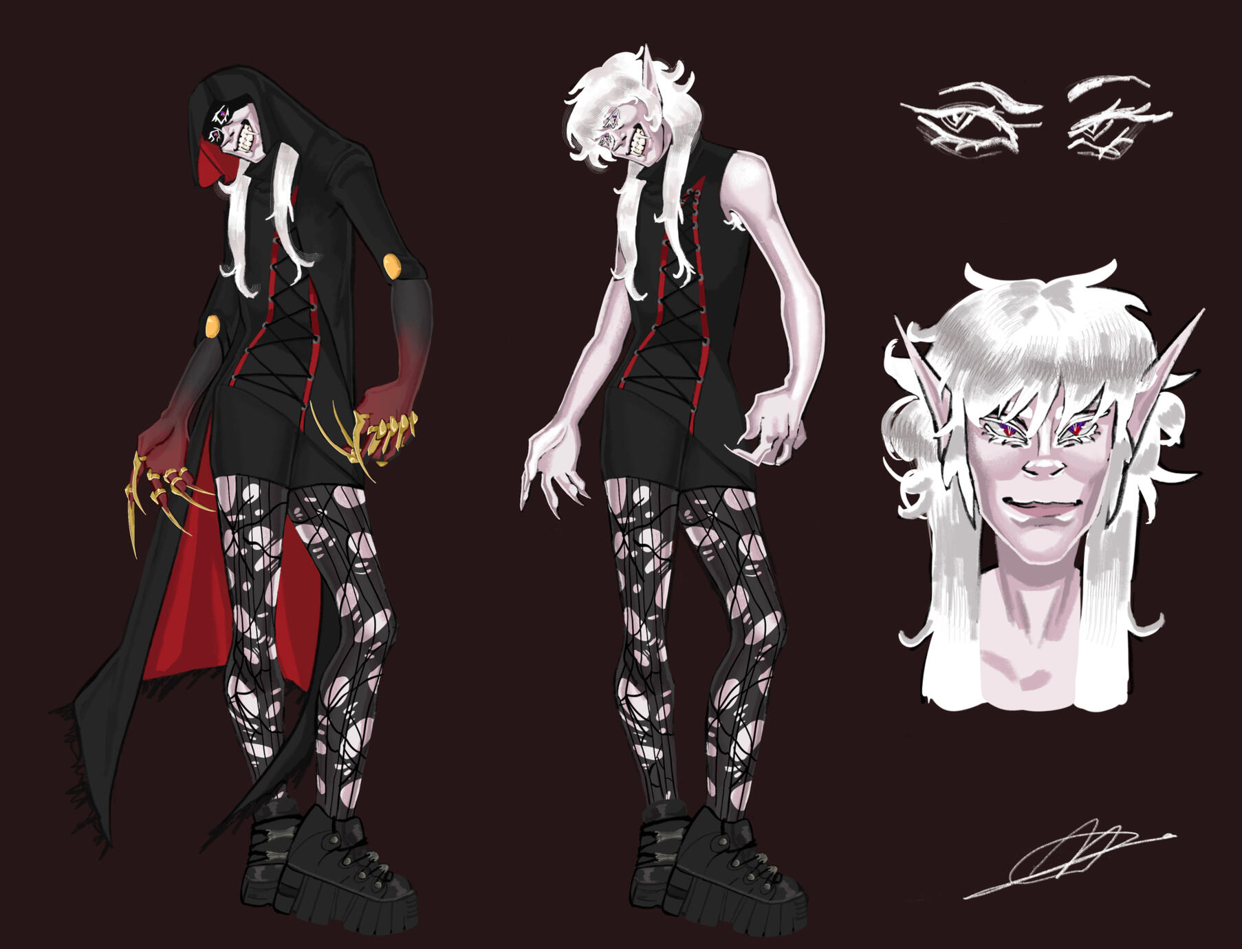 Character design: A-hidi without cape