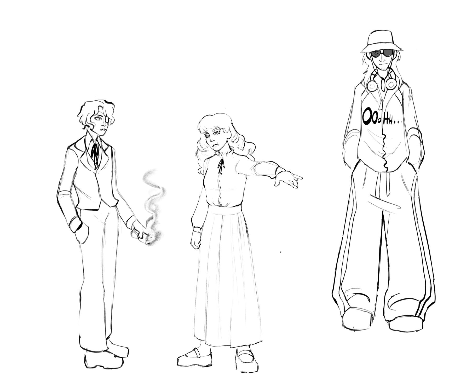 Character design: Urban shadow Line up