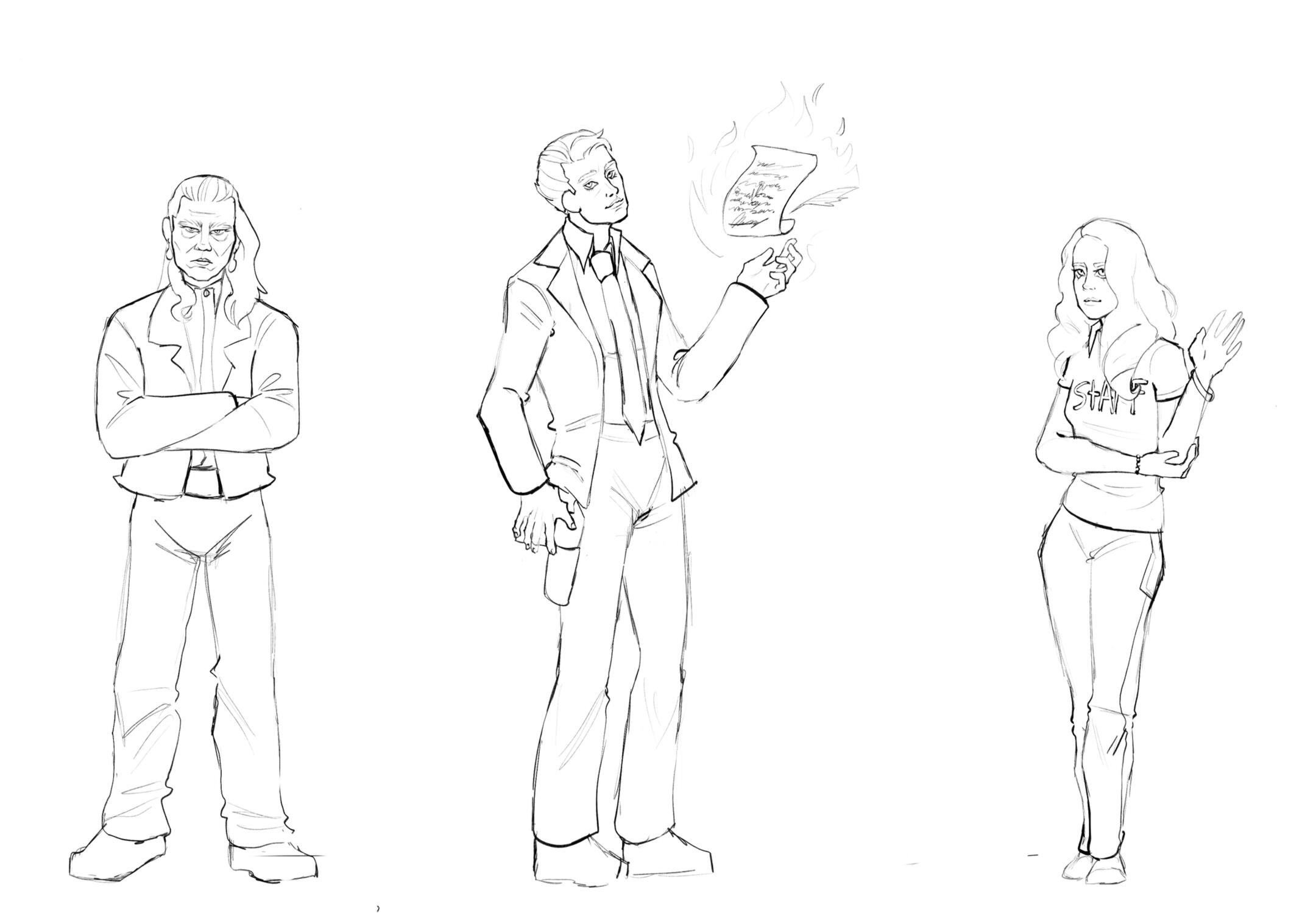 Character design: Urban shadow Line up