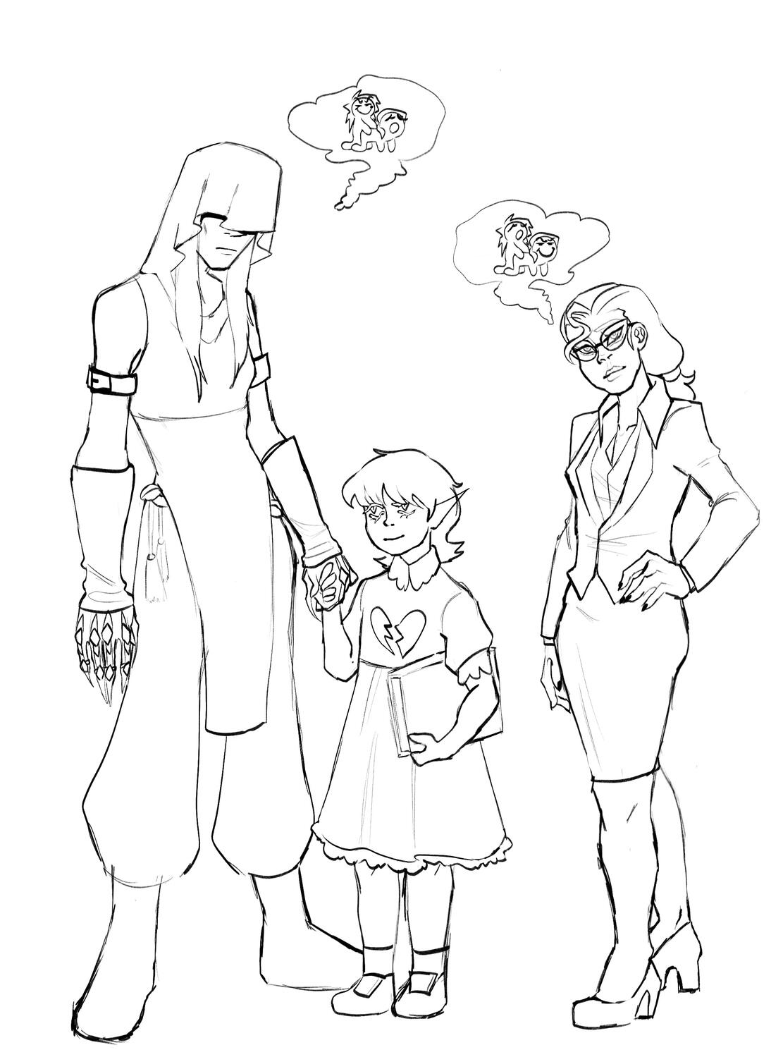 Character design: Urban shadow Line up